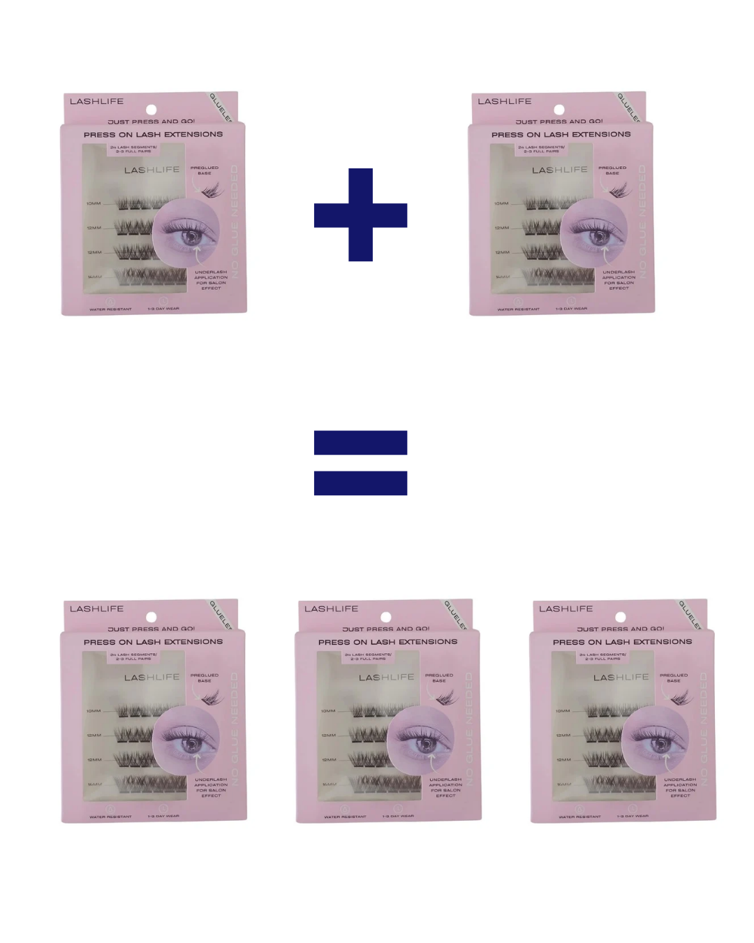 BUY 2, GET 3 | PRESS&GO LASH EXTENSIONS